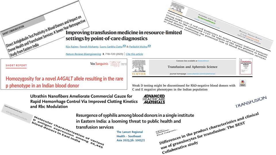 Tranfusion Medinine Research dashboard-2025